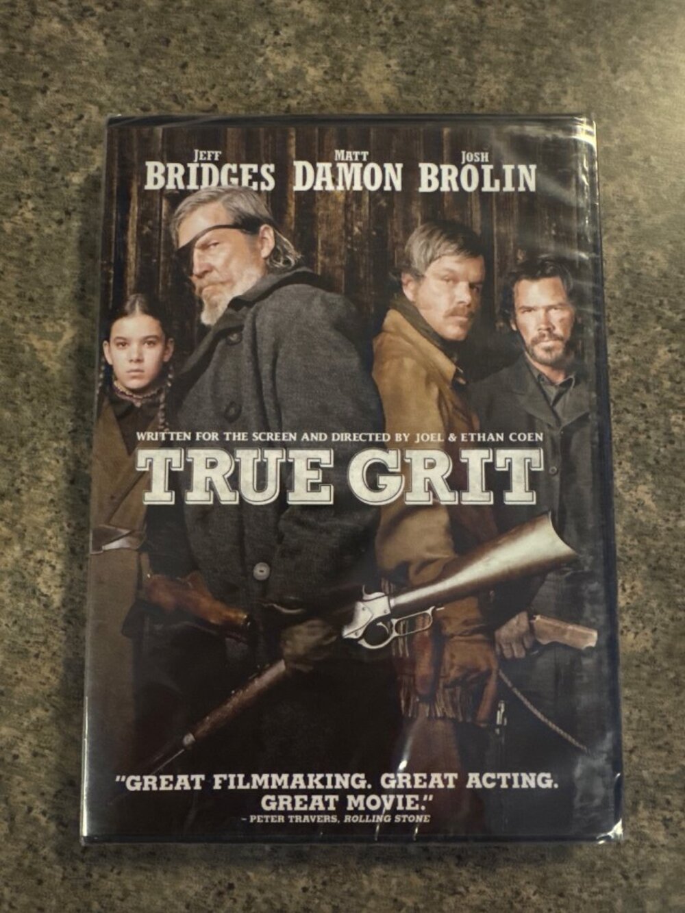 True Grit DVD 2010 Joel & Ethan Coen Film 110 Mins PG-13 New Sealed Jeff Bridges